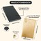 MakerFlo Laserette™ Journal Notebook – Pack of 12 Engravable and Refillable Vegan Leather Journal with Lined Pages and Gift Box, Wholesale & Bulk